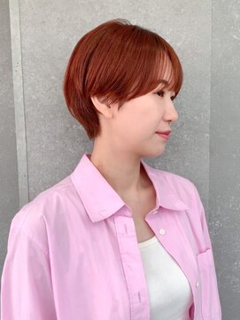 ロンド 表参道店(Lond) ◇マッシュショート　顔周りカット 表参道 シースルーバング