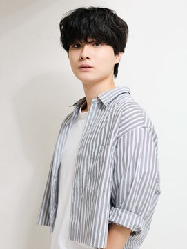 オンク 新宿(onk) ハイライト/マッシュパーマ/ウルフ/アッシュブラック[新宿駅]