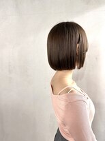 タグ(#tag) #ココアブラウン×ミニボブ