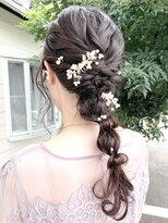 びゃんびゃん 江端店&nbsp;ヘアセット/ヘアアレンジ/編み下ろしアレンジ