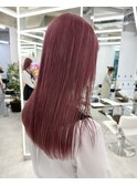 5659ニュアンスカラーカシスレッド艶髪韓国ハイトーンカラー