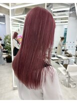 ベレーザ 渋谷(BELEZA)&nbsp;5659ニュアンスカラーカシスレッド艶髪韓国ハイトーンカラー