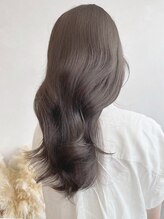 ミュラ(mulah) 透明感カラーシアーグレージュ＊ブリーチなし暗めカラー