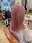 ペールピンクで甘めガーリーに　成田　横浜