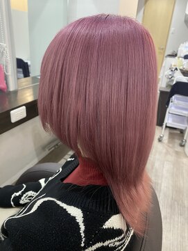 グランディールヘアデザイン(grandir hairdesign) ミルキーピンク！-Yurika-