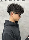 MEN'S HAIR/ダークアッシュ/ニュアンスパーマ/韓国マッシュ