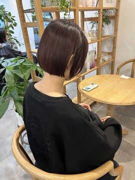 ソラ(SORA.) ミニボブ/ボブ/切りっぱなしボブ/20代/30代/40代/髪質改善