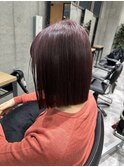 ミセスタッセルボブ×ピンク