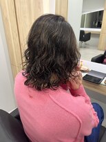 クシュ 本川越店(kusyu...)&nbsp;イメチェンホワイトブロンド外ハネボブ美髪ワイドバング韓国黒髪