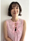 大人ボブパーマ