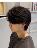 毛流れセンターパート【フェザーパーマ】