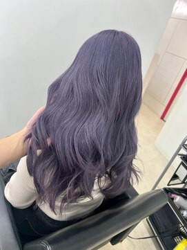 ジーナ 札幌(Zina) 美髪＊エアリーロング＊ラベンダーシルバー＊髪質改善＊Zina札幌