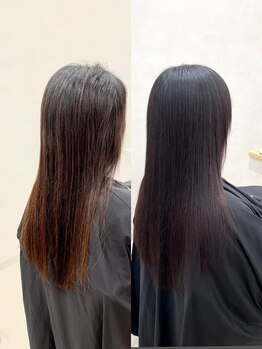 シンズ 銀座(sins)の写真/クセや髪質を見極め、あなたに合ったスタイルをご提案♪伸ばしかけのロングもお手入れしやすい仕上がりに☆