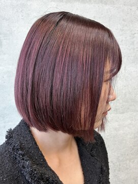 キャラ シャローネ 池袋(Chara Chalone) チョコレートブラウンのボブスタイル【池袋東口/岸雄一】