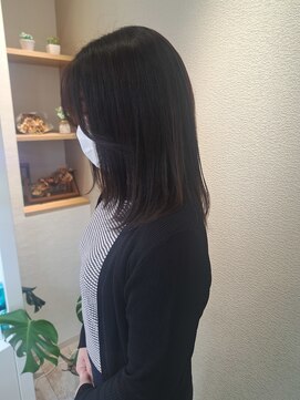 ジプソ(Gypso Hair salon) レイヤーロブ×アディクシーカラー