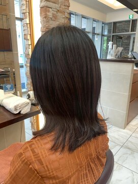 ルページ 千葉(lpage) 髪質改善/顔周りレイヤーカット/グレージュ[千葉/千葉駅]