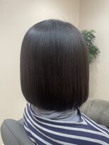 アンジュール コロレ(1//jour colore)&nbsp;自然な縮毛矯正で乾かしただけで決まる【艶ボブ