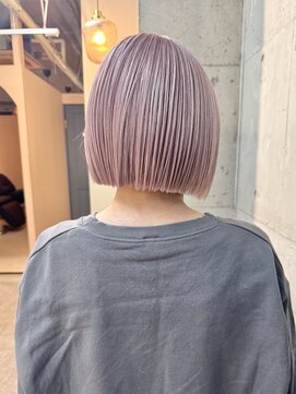 ラニヘアサロン(lani hair salon) ピンクカラー/ピンクミルクティー/ブリーチ/ボブ/ハイトーン