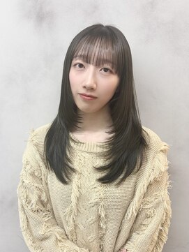 エルフレームバイワンラヴェスト(L'FLAME by one Lovest) 顔周りレイヤー/ダブルカラー/髪質改善/ケアブリーチ長野駅前