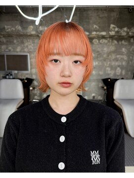 ステップボーンカットオオサカ(STEP BONE CUT OSAKA Via TICK-TOCK) 【ステップボーンカット】ショートウルフ