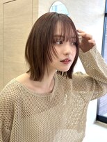 パルス ヨコハマ(PULSE yokohama) 切りっぱなし外ハネパツっとレイヤーボブタッセルボブ髪質改善