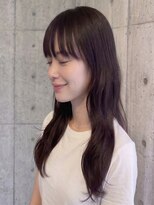 トゥルートラスト アン 下石田店(True Trust un)&nbsp;ロング×ダークラベンダー レイヤー 韓国巻き