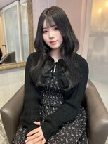 アクシス 栄店(`AXIS)&nbsp;森崎ワンホンレイヤー/ミルクティーブロンド/ダークブルー/栄