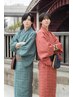 【メンズ和装】デート・観光に♪　浴衣レンタル＋着付け＋小物