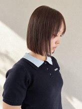 レクタ(recta) 大人30代40代髪質改善まとまる艶感ストレートボブ
