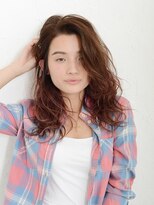 アース 前橋店(HAIR&MAKE EARTH)&nbsp;ピンクグラデーションウェーブ