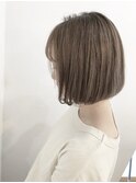 【夏カラー】wealstar hair designラベンダーグレージュミニボブ
