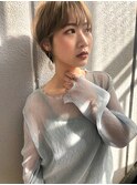 【#メリハリの効いた襟足】美人ショート