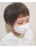 短バング タイトショート