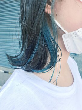 ノック(knock) オシャレ度☆☆☆恐竜ブルーインナー