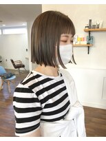 レジスタヘアーワークス (REGISTA hair works) ミニボブ×オリーブグレージュ