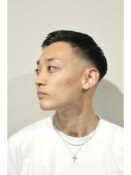 レンゲン(LENGEN) メンズかき上げニュアンスマッシュサイドパート韓国マッシュ１