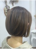 切りっぱなしボブ