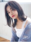 《Agu hair》ウェット×外ハネの旬ミディ