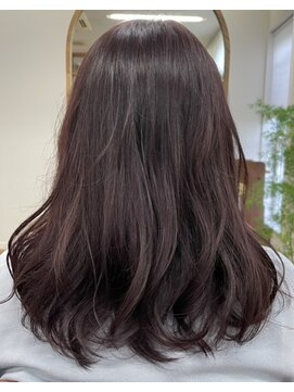 ヘアーワークスタジオ ノイズ(noize) #イルミナ #トワイライト #ピンクパープル #髪質改善カラー