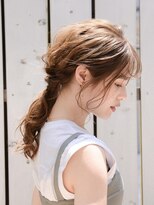 ロアー 葛西店(RAWR hair)&nbsp;【RAWR】大人ゆるポニー_ロングヘアアンジ