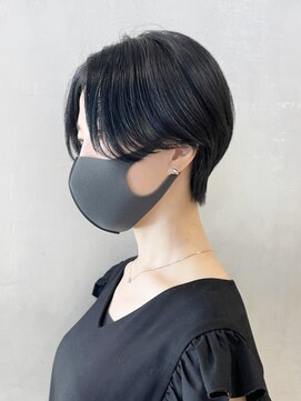 アルバム 銀座(ALBUM GINZA) タイトハンサムショート_大人ガーリーチョコレート_ba416441