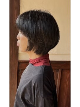 ムク(MUKU) マッシュショート＋黒髪