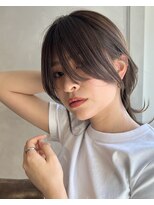 ガーデン オオタカノモリ(garden otakanomori)&nbsp;20代30代40代簡単スタイリング長め前髪×小顔顔まわりカット