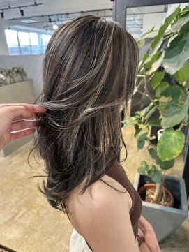 メリー オオサカ(Merly Osaka) オールシーズン可愛い！暖色ハイライト_dark brown_