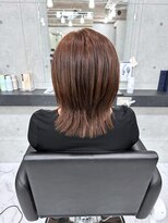 エンディアリング 東銀座(Endearing)&nbsp;黒髪/グレーベージュ/レイヤーロング/前髪パーマ/銀座/東銀座