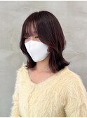 顔まわりレイヤー × dark purple (ブリーチなし) OIKAWA