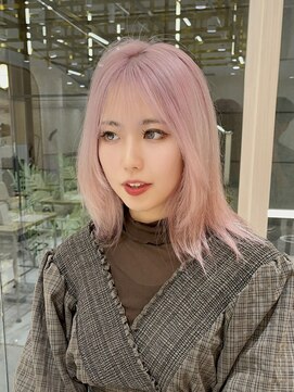 ゼスト フィーノ(ZEST fino) 卒業式に向けて学割〇ハイトーンピンクカラー/ブリーチ2回