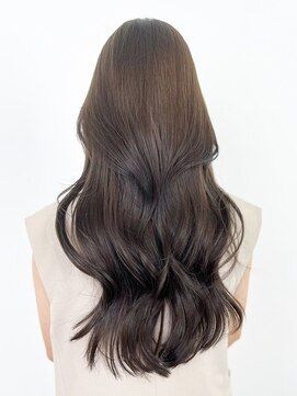 アイティーバイアルバム 藤沢店(IT by ALBUM) オリーブグレージュ_ピンクブラウン切りっぱなしボブ_ba471241