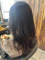 ヘアリゾート粋 トゥジュ 池袋東口店(tujuh)&nbsp;顔周りレイヤー/オリーブブラウン