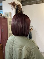 ワゴンヘアー(wagon hair) ボルドー